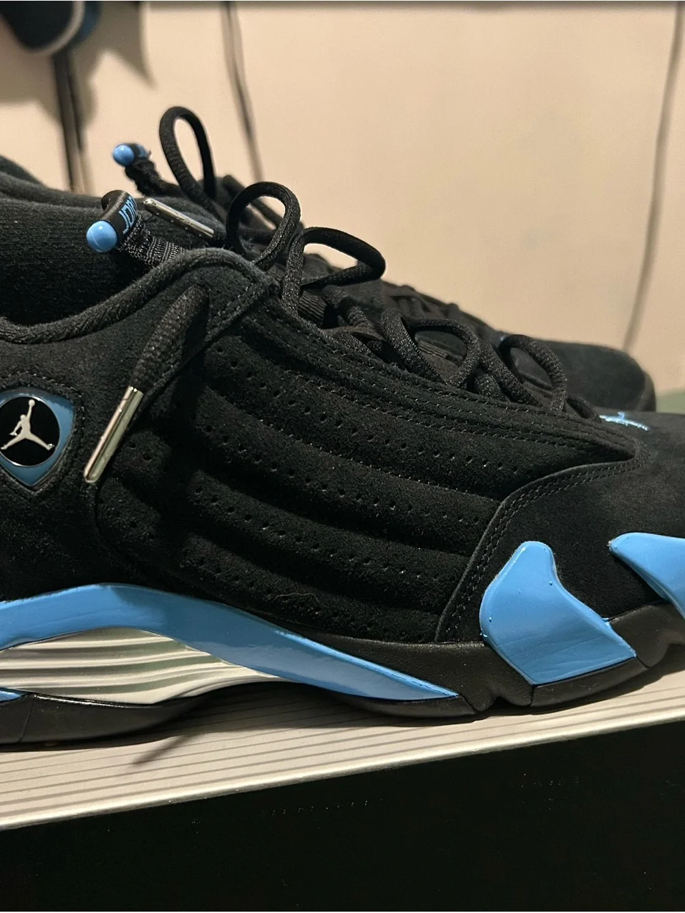 Jordan Air Jordan 14 Retro Black/ University Blue